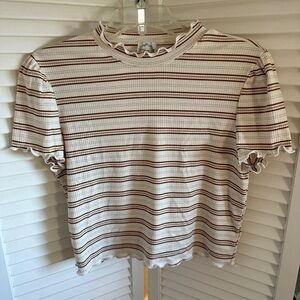 Francesca’s Blue Rain crop top NWOT